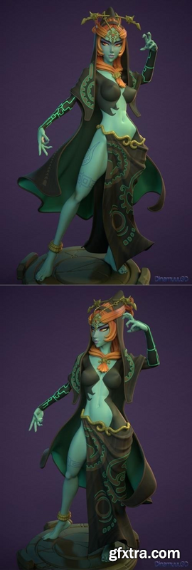 Dinamuuu3D - True Midna – 3D Print