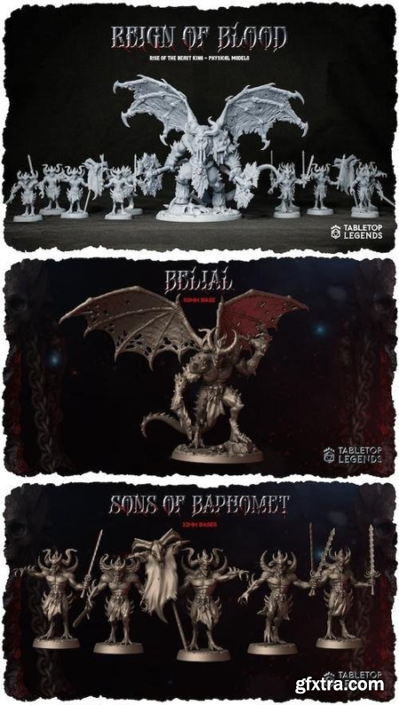 Tabletop Legends - Reign of Blood – 3D Print