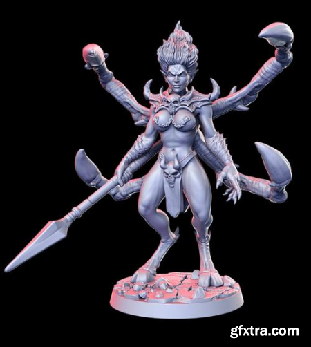 Uvelle the Heartpiercer (spear demon) – 3D Print