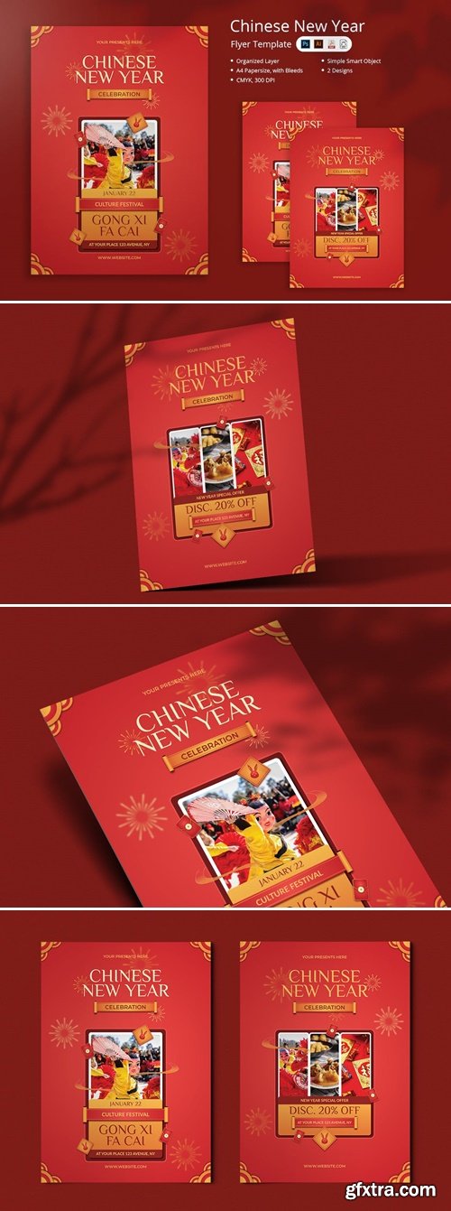 Niama - Chinese New Year Flyer S9QVWDZ