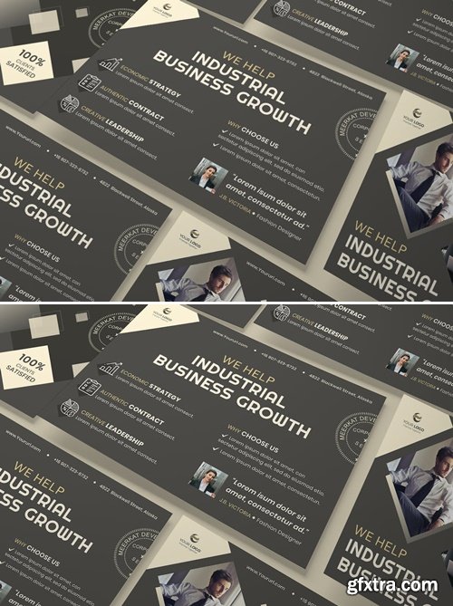 Corporate, Business A5 Flyer PSD Template DRJZRHW