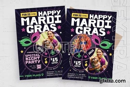 Mardi Gras Flyer Template 272JPEW