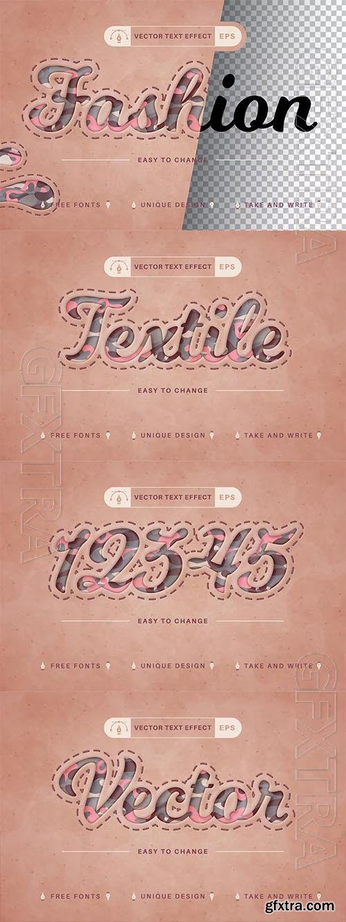 Fashion - editable text effect, font style