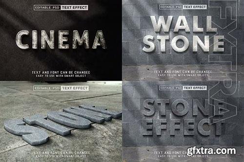 Set of Stone Editable Text Effect