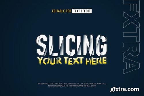 Slicing Text Effect