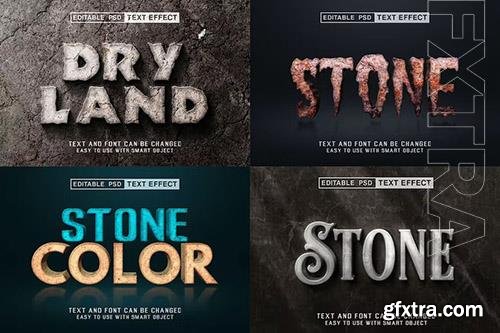 Set of Stone Editable Text Effect Vol 2