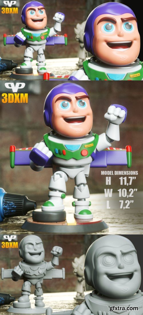 Buzz Lightyear Chibi – 3D Print Model