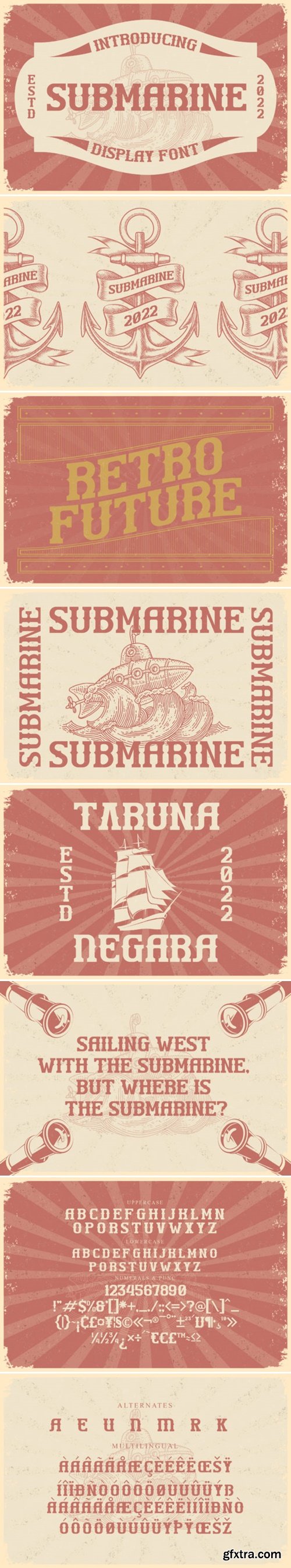 Submarine Font