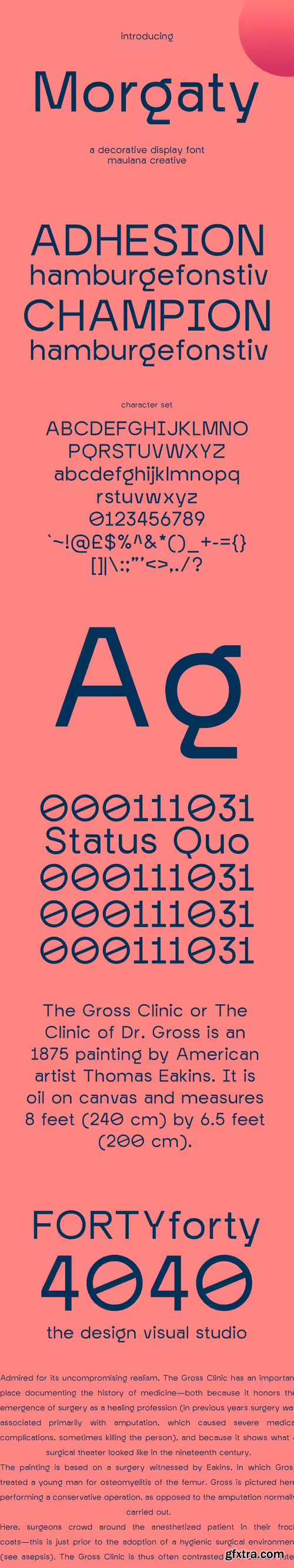 Morgaty Sans Display Font