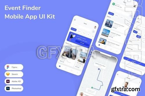 Event Finder Mobile App UI Kit NYU8RFS