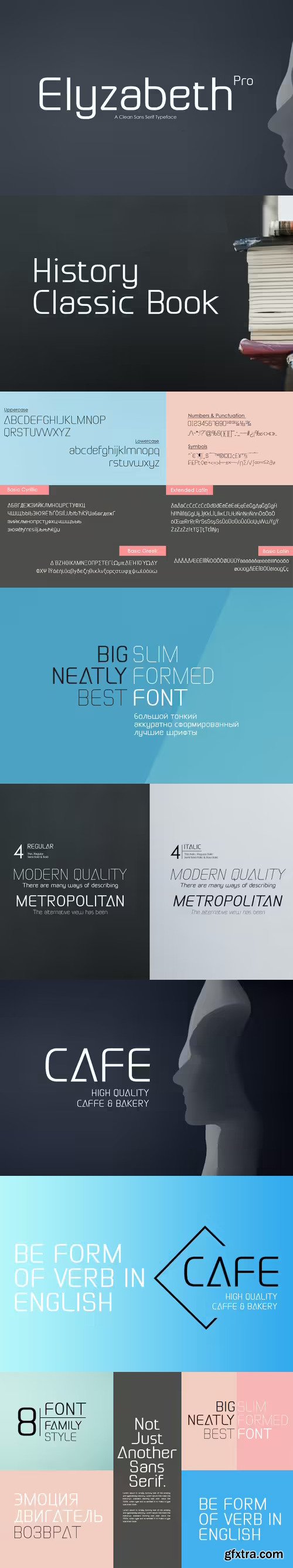 Elyzabeth Pro - Font Family