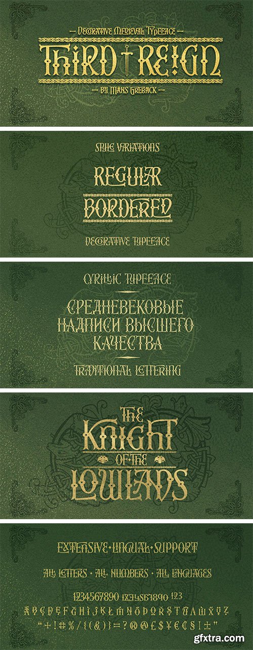 Third Reign Font Family