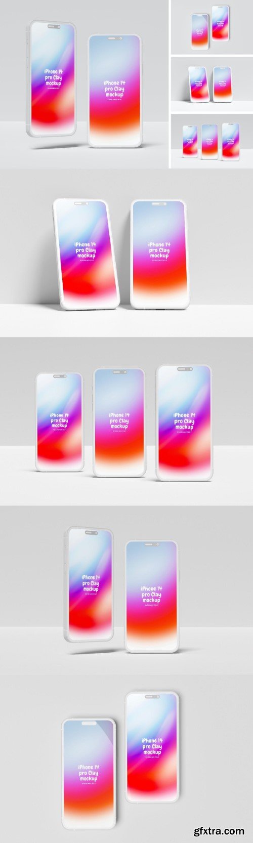 iPhone 14 Pro Clay Mockup 6SHJRM3