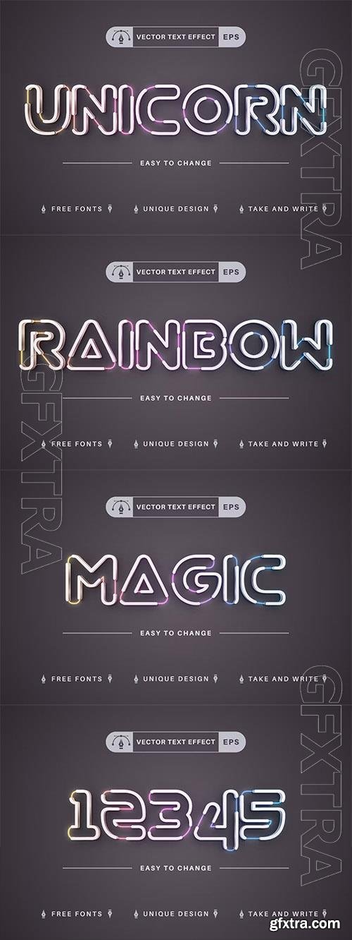 Flash Unicorn - Editable Text Effect, Font Style