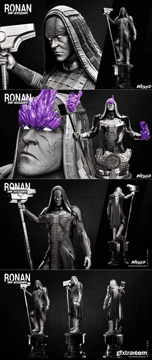 Wicked – Ronan Statue and Bust – 3D Print