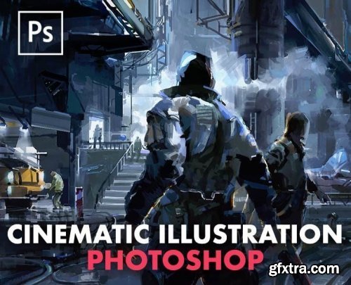  Cinematic Illustration Digital Painting in Photoshop