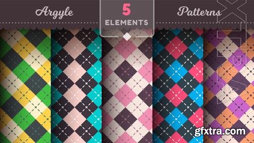 Vector argyle seamless pattern fabric texture background textile wallpaper