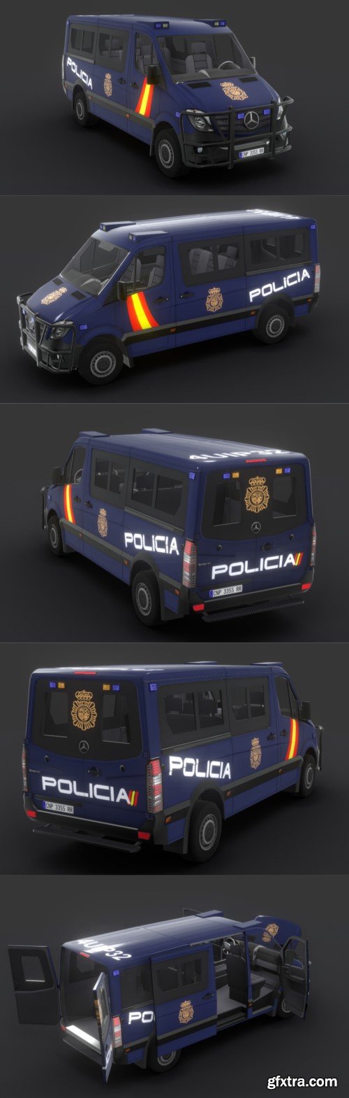 Mercedes benz Sprinter Policia Nacional