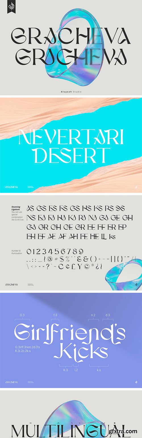 Gracheva - Premium Display Font