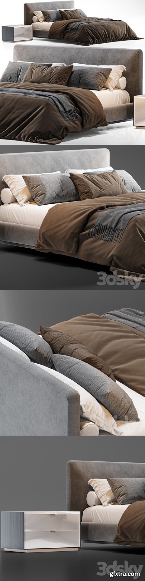 King bed minotti andersen