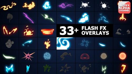 Videohive - Flash FX Overlay Pack | Motion Graphics - 42882384 - 42882384