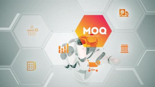 Videohive - MOQ Minimum Order Quantity touchscreen animation - 42901078 - 42901078