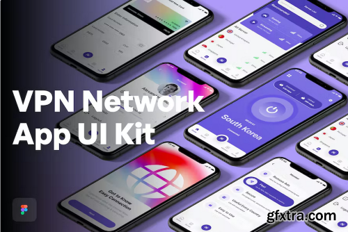 VPN and Network App UI Kit CG9EGDA