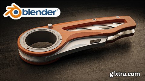 BLENDER: Learn how to create utility knife from A to Z