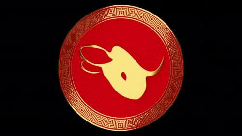 Videohive - Chinese New Year Rabbit Zodiac Loop - 42922172 - 42922172