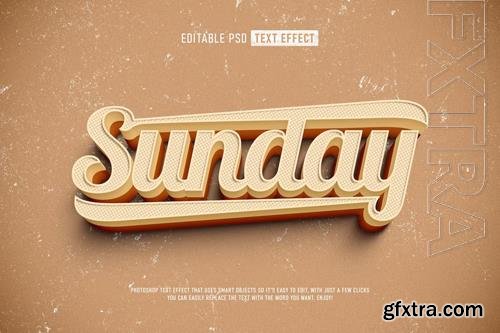 Sunday Style Text Effect