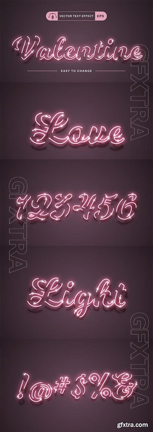 Valentine - Editable Text Effect, Font Style