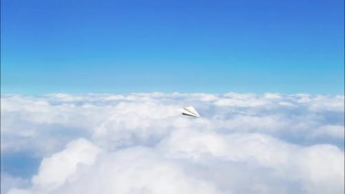 Videohive - Paper Airplane Fly v1 - 42923143 - 42923143