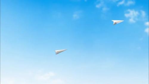 Videohive - Paper Airplane Fly v3 - 42923144 - 42923144