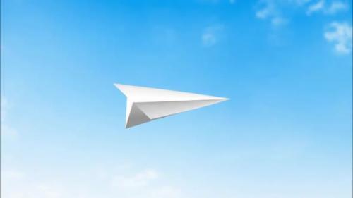 Videohive - Paper Airplane Fly v2 - 42923146 - 42923146