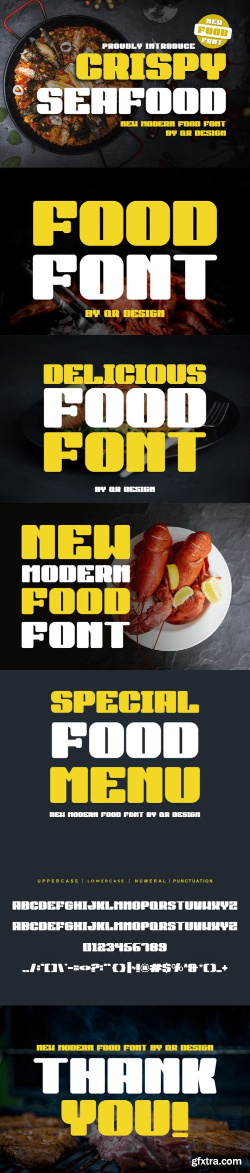 Crispy Seafood Font