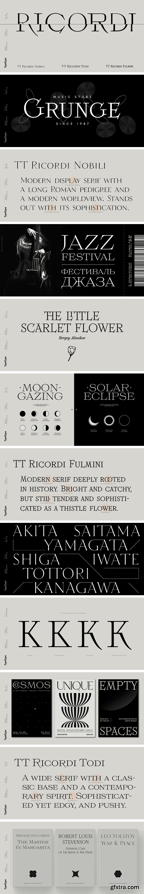 TT Ricordi Font Family