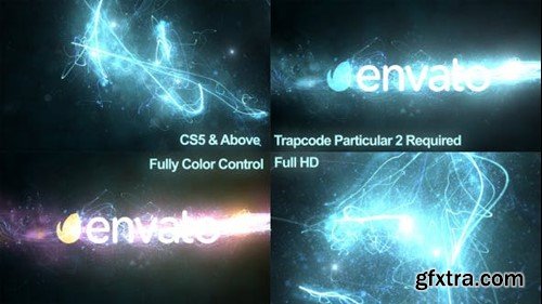 Videohive Glowing Particles Logo Reveal 5 9395906