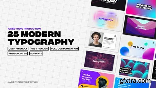 Videohive Modern Typography 42907460