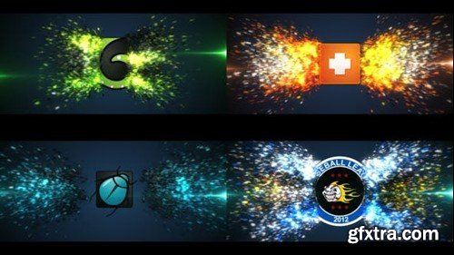 Videohive Glowing Particle Logo Reveal 11 13103282