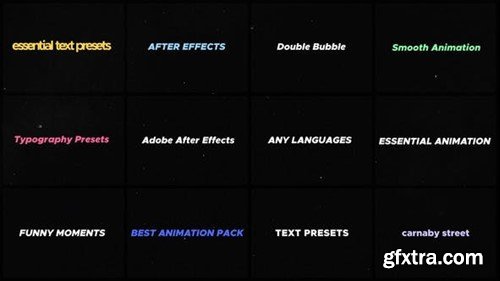 Videohive Text Animation Presets 42889971