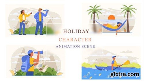 Videohive Holiday Activity Animation Scene 42926023