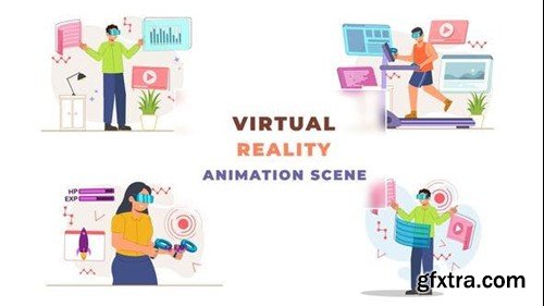 Videohive Virtual Reality Animation Scene 42855486