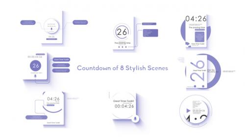 Videohive - Stlye Countdown Timers - 42854560 - 42854560