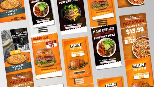 Videohive - Main Dishes Sale Stories - 42855531 - 42855531