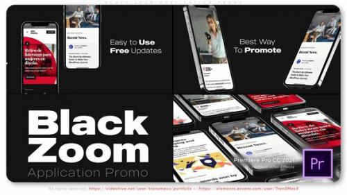 Videohive - Black Zoom Application Promo - 42800561 - 42800561