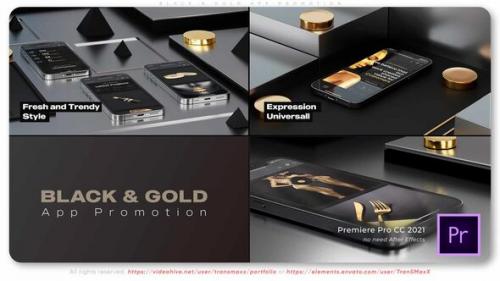 Videohive - Black N Gold App Promotion - 42800573 - 42800573