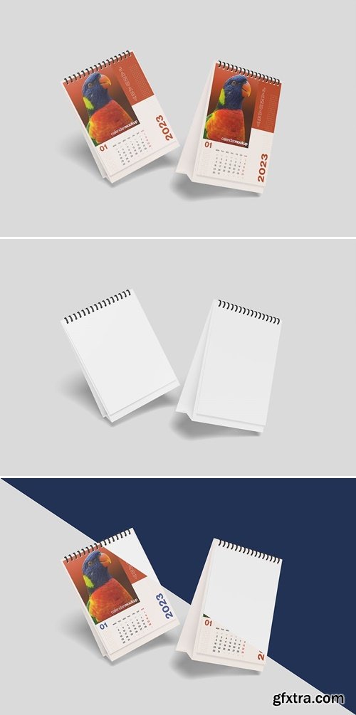 Desk Calendar Mockup 8DPN754