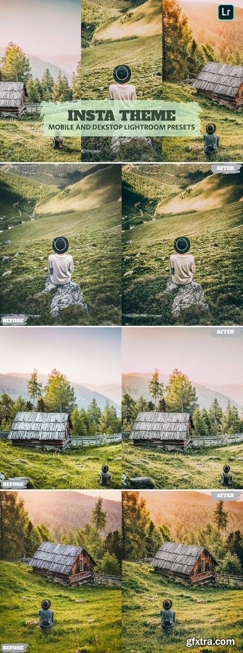 Insta Theme Lightroom Presets Dekstop and Mobile R433D42