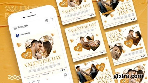 Videohive Happy Valentines Day Instagram post 42943708