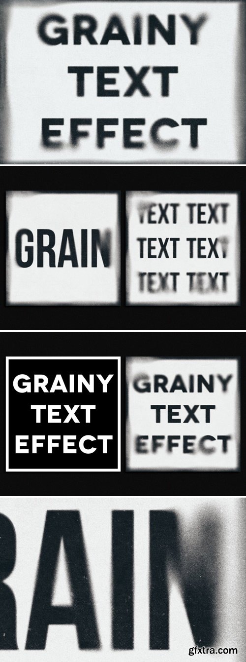 Grainy Text Effect TD4B57R